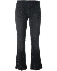 schwarze Jeans mit Sternenmuster von Stella McCartney