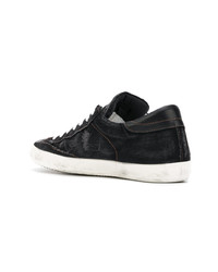 schwarze Jeans niedrige Sneakers von Philippe Model