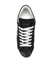 schwarze Jeans niedrige Sneakers von Philippe Model