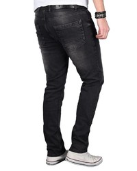 schwarze Jeans von Alessandro Salvarini