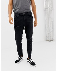 schwarze Jeans von Bershka