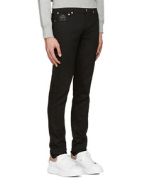 schwarze Jeans von Alexander McQueen