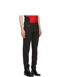 schwarze Jeans von Alexander McQueen