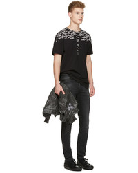 schwarze Jeans von Marcelo Burlon County of Milan