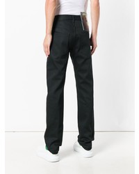 schwarze Jeans von Raf Simons