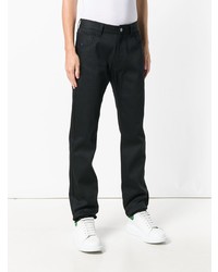 schwarze Jeans von Raf Simons