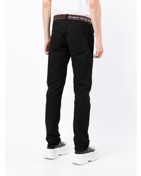 schwarze Jeans von Alexander McQueen