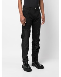 schwarze Jeans von Raf Simons