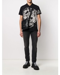 schwarze Jeans von Alexander McQueen