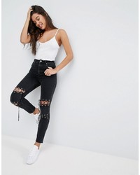 schwarze Jeans von Asos