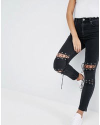 schwarze Jeans von Asos