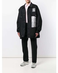 schwarze Jeans von Raf Simons