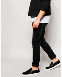 schwarze Jeans von Weekday