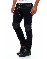 schwarze Jeans von KINGZ