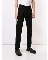 schwarze Jeans von Raf Simons