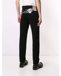 schwarze Jeans von Raf Simons