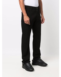 schwarze Jeans von Raf Simons