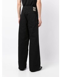 schwarze Jeans von Raf Simons