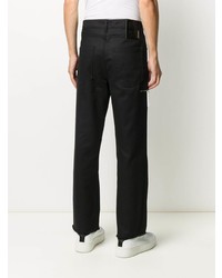 schwarze Jeans von Raf Simons