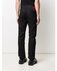 schwarze Jeans von Raf Simons