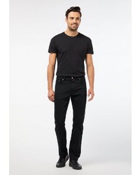 schwarze Jeans von Pierre Cardin