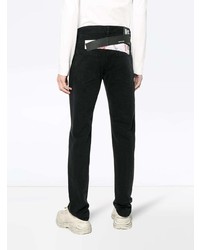 schwarze Jeans von Raf Simons