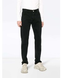 schwarze Jeans von Raf Simons