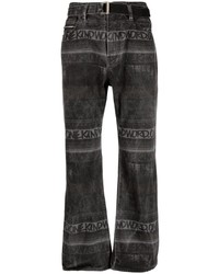 schwarze Jeans von Sacai