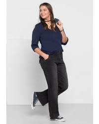 schwarze Jeans von SHEEGO DENIM