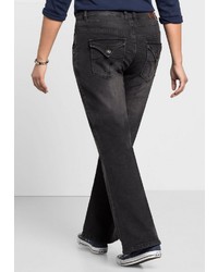 schwarze Jeans von SHEEGO DENIM