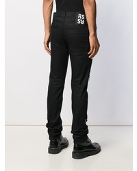 schwarze Jeans von Raf Simons