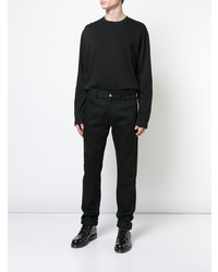 schwarze Jeans von Raf Simons