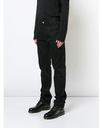 schwarze Jeans von Raf Simons