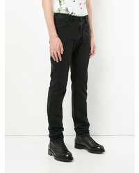 schwarze Jeans von Raf Simons