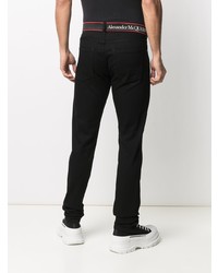 schwarze Jeans von Alexander McQueen