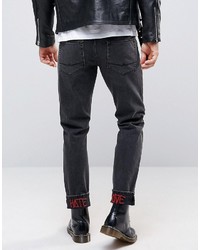 schwarze Jeans von Asos