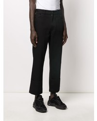 schwarze Jeans von Raf Simons