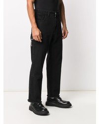 schwarze Jeans von Raf Simons