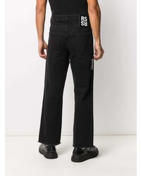 schwarze Jeans von Raf Simons