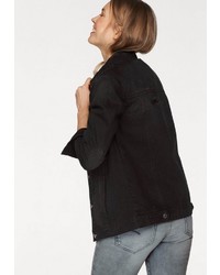 schwarze Jeansjacke von AJC