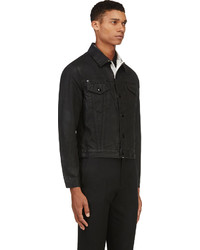 schwarze Jeansjacke von McQ