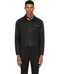 schwarze Jeansjacke von McQ