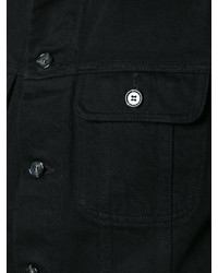 schwarze Jeansjacke von A.P.C.