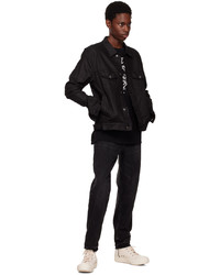 schwarze Jeansjacke von Ksubi