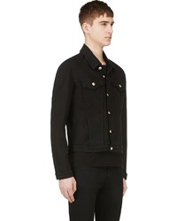 schwarze Jeansjacke von Versus