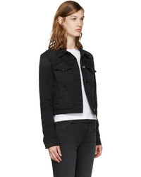 schwarze Jeansjacke von J Brand