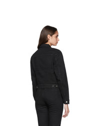 schwarze Jeansjacke von Helmut Lang