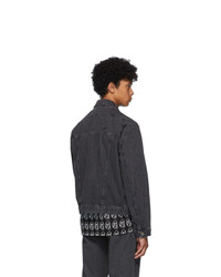 schwarze Jeansjacke von McQ Alexander McQueen