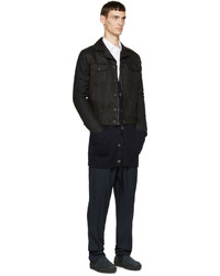 schwarze Jeansjacke von Lanvin