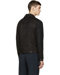 schwarze Jeansjacke von Lanvin